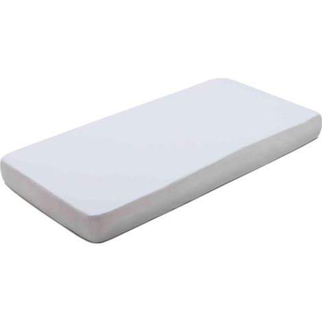 Protège matelas bébé molleton imperméable - bonnet 15 cm 60x140 (1/4)
