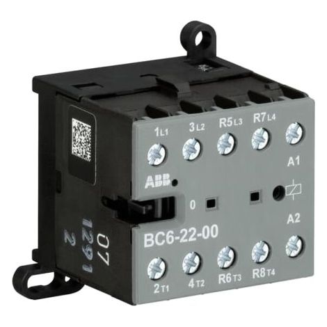 Contacteur ABB série GJL121, 4 pôles , 2NO/2NF, 20 A, 220 240 V c.c., 4 kW ( Prix pour 1 )