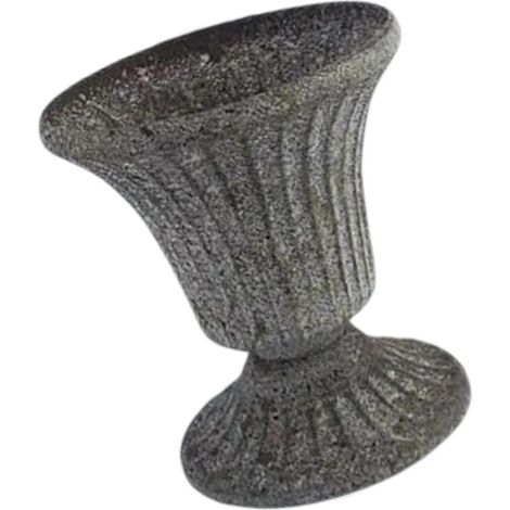 Vase à fleurs de style européen, pot de ferme, pot de fleurs en fer forgé, composition florale-grey