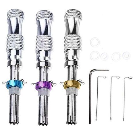 Jeu de clés à outils tubulaires, Kit de tournevis en acier allié 7mm 7.5mm 7.8mm, outil de démontage ménager 3 pièces (1/5)