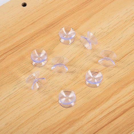 Lot de 10 ventouses double face neuves - Ventouses pour verre et plastique (1/5)