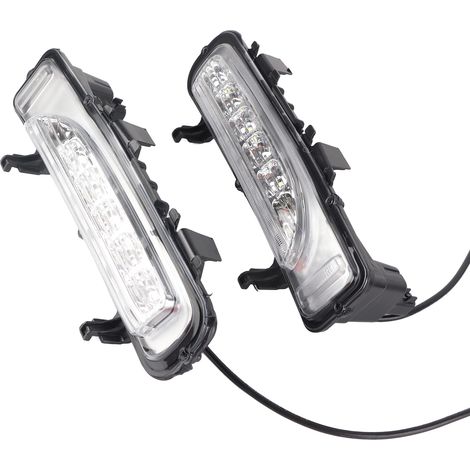 2pcs Feux Diurnes LED Anti-Brouillard Compatible Ford Edge SUV 2011-2014 (1/5)