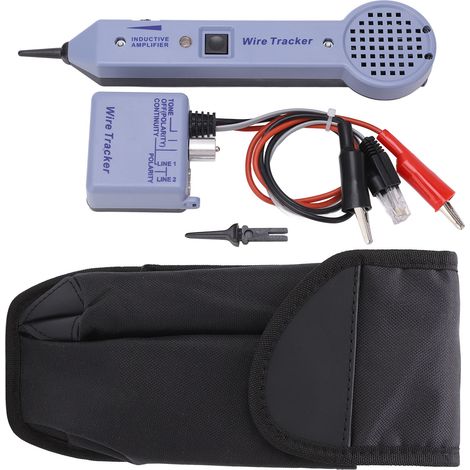 Network Cable Tracing Tester Kit Audio Adjustable Induction Amplifier Cable Toner Detector