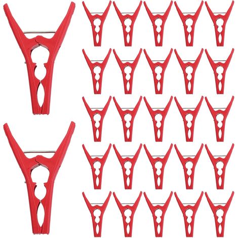 100 grands clips de fixation réutilisables pour tuteurs de plantes grimpantes (1/5)