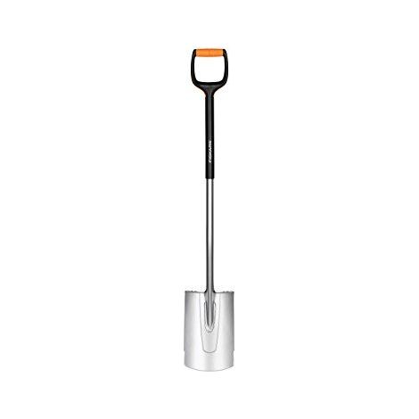 Beche bord droit L avec tete/manche en Acier - Fiskars 131481 Xact