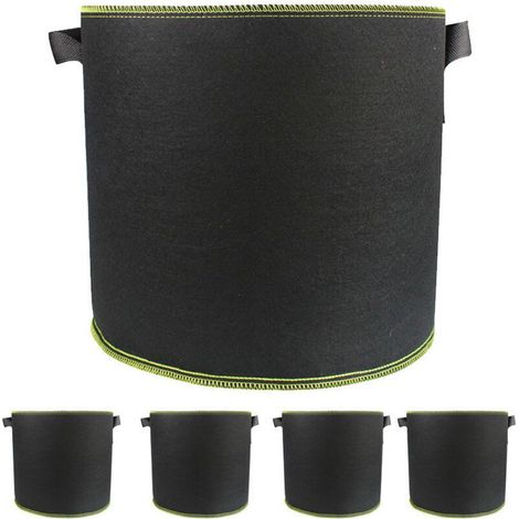 5 Pcs Sac à Plantes Non Tissé 5 Gallons Sac Plantation Pomme de Terre Légumes (1/4)