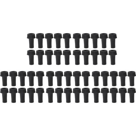 Ortviai Boutons de commande marche/arrêt pour douilles E26/E27 – 50 pièces en PVC, diamètre 2 cm (1/5)