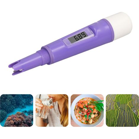 Medidor de agua digital 2 en 1 de ABS: mide la salinidad y la temperatura con pantalla LCD HD. Lápiz de prueba para acuarios, piscinas y agua potable. (1/5)