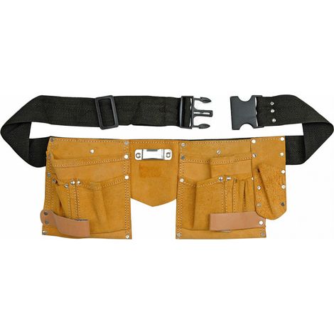 Leder Werkzeuggürtel Werkzeug Gürtel Bauch Tasche 5 Stück (1/5)