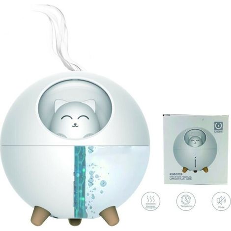 Humidificateur Ultrasonique Lampe Chat Lumière Diffuseur D'aromathérapie Xc-5244