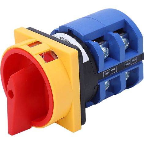 Interrupteur rotatif universel à came 63A 240V/440V, sélecteur de transfert verrouillable par cadenas, boîte de connexion AC, usage industriel (1/5)