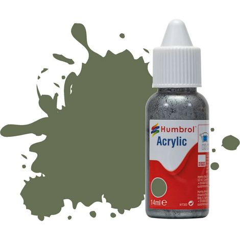 Humbrol DB0032 vernice acrilica n. 32 grigio scuro, opaco, 14 ml (confezione da 1)