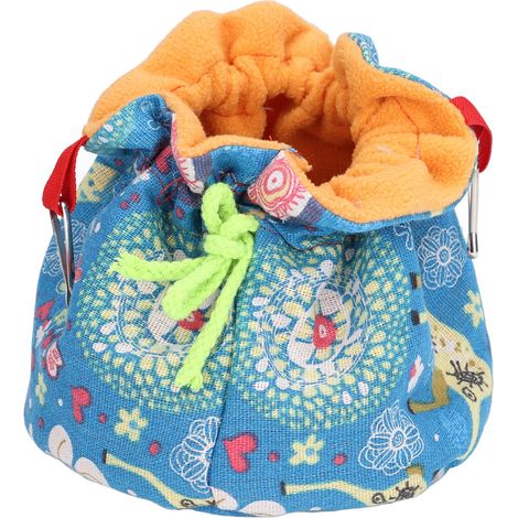Nid pour perruche en peluche douce, chaude et sûre, pliable, portable, peu encombrant et facile à ranger. Nid pour oiseau (1/5)