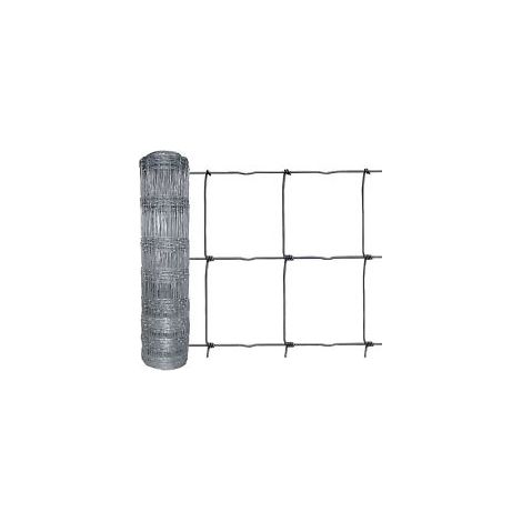 Frigerio H CM.140 MT.50 - MAGLIA 8 FILI 15 Rete Pastorale Annodata in Acciaio Zincato a Caldo Maglia Decrescente 12-15 cm Altezza 140 cm Lunghezza 50 metri colore Verde (1/2)