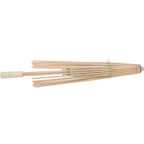 Cadre de Parapluie Papier Huilé Structure Bambou pour DIY Accessoire Décoratif pour Fêtes et Mariages Remplacement Facile (1/5)