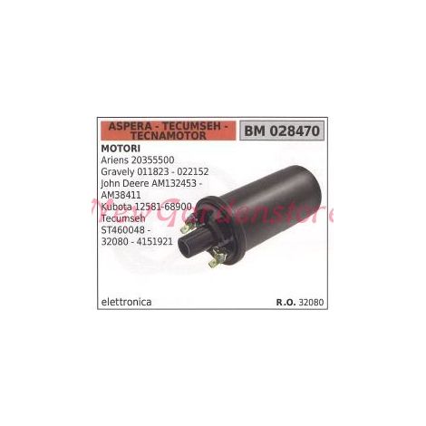 Bobina de encendido ASPERA para motores ariens gravely kubota tecumseh 028470