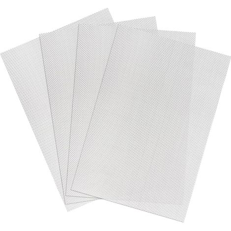 4 Pièces Grillage Petite Maille Filtre en Acier Inoxydable 21x30cm Grille Maille Filtration Feuilles 20 Mesh Grillage Anti Rongeur pour Aérations Maison Cuisine Jardin Serpents Moustique (1/5)