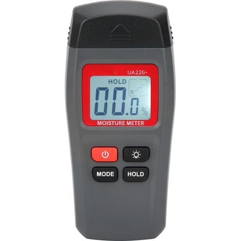 Détecteur d'humidité professionnel pour bois, testeur d'humidité portable pour bois et matériaux de construction (1/5)