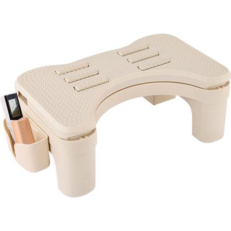 Poggiapiedi da scrivania, poggiapiedi regolabile e confortevole, poggiapiedi portatile per ufficio con funzione massaggiante, 45x24,5x16 cm. Ideale per compleanni, Natale e qualsiasi altra occasione. (1/5)