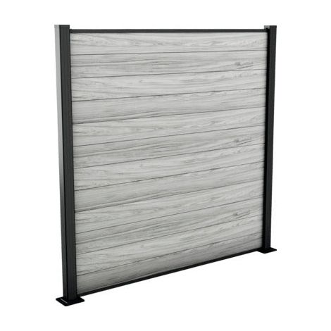 [GEBRAUCHT] B-Ware Keter Sichtschutzpaneel Garten Sichtschutzwand Storm Grau 177x180cm Kunststoff (1/2)