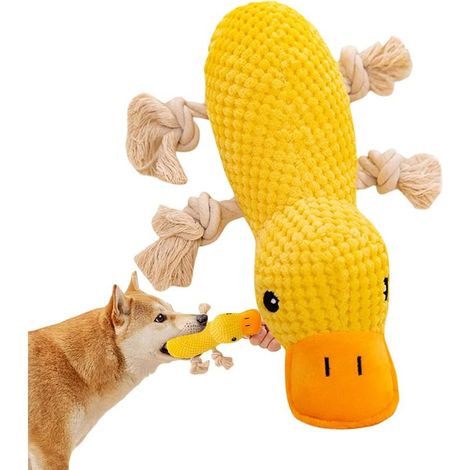 Jouet pour chien en peluche - En forme de canard - Jouet interactif pour (1/5)