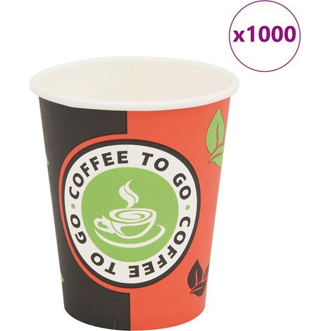 Gobelet à café jetable 1000 pcs Papier 240 ml (8 oz)
