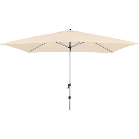 Doppler Sonnenschirm/ Kurbelschirm "Expert 300 x 200 Auto Tilt" 300 x200 cm, natur, Bezug aus 100% Polyester, Gestell aus Aluminium, 7,3 kg Sonnenschirm / Kurbelschirm "Expert 300 x 200 Auto Tilt", na