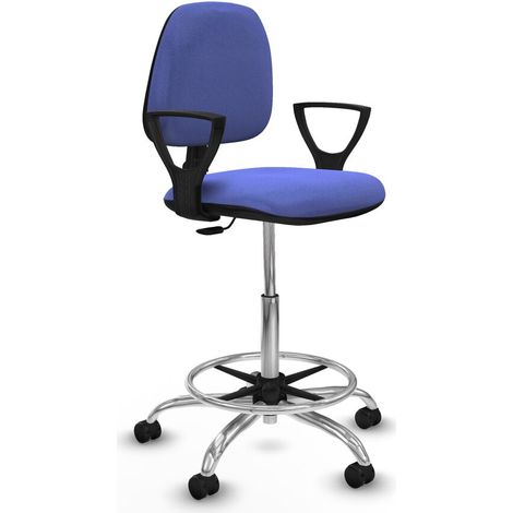 Sedia da Ufficio Piqueras y Crespo BFN05RF Azzurro Chiaro Alta (1/5)