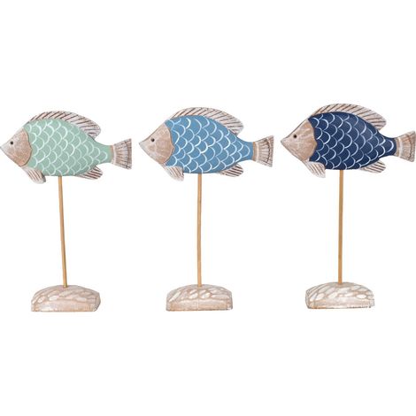 3U Fischfigur aus MDF – Maritime Dekoration für jeden Raum