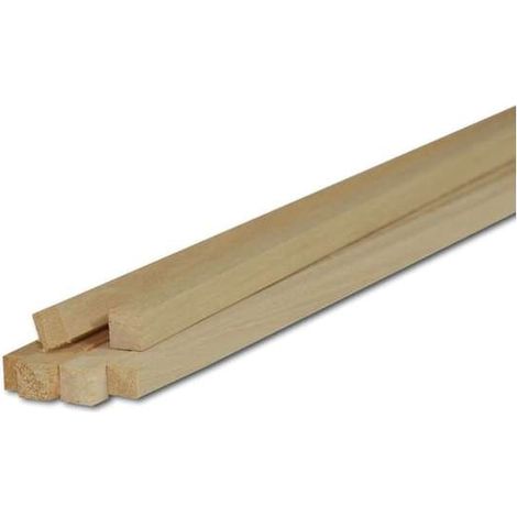 Pircher Listelli Samba Piallati 15x15x2500 mm Legno Naturale per Interni