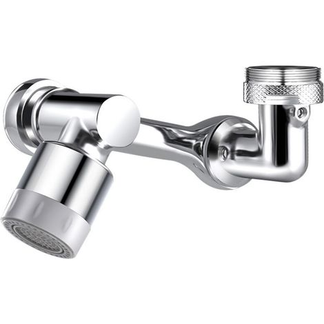 Universal Rotate Robinet Aérateur Pivotant Mousseur Tête de Robinet 2 Modes Réglable Douche Tête (1/5)