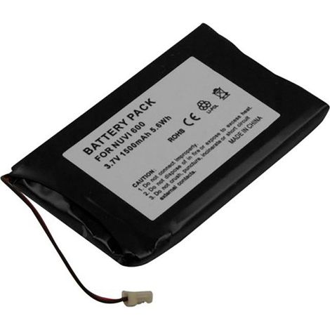 Batterie Li-Polymer pour GPS Garmin Nüvi 600 / 660 3,7V 1500mAh (1/3)