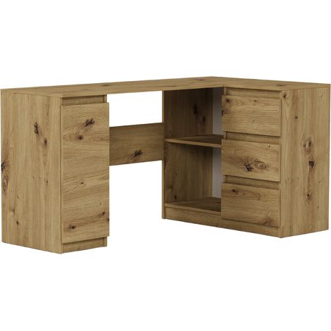 Eckschreibtisch rechts Artisan 150 x 87 cm Modern N12