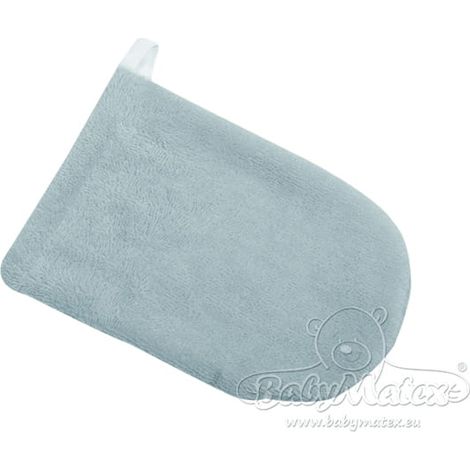 Toallita de mano de rizo de bambú gris