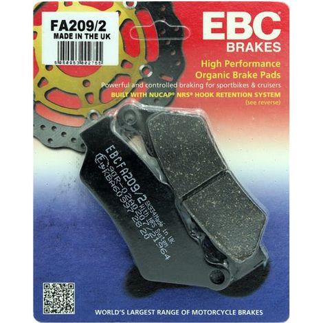 Pastillas de freno EBC FA209/2 (1/2)