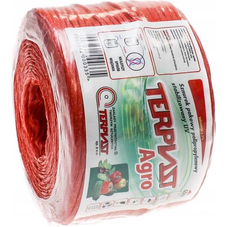 Ficelle agricole pour serre de jardin 500 m rouge