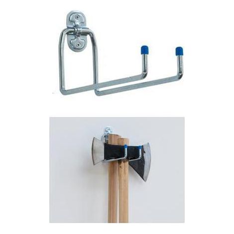 GANCIO MULTIUSO A PARETE DOPPIO U 18CM MAURER ACC.ZINC.