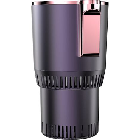 Support De Tasse Thermoelectrique - Chauffage Et Refroidissement - Affichage LED De Température - Commande Tactile - Pour Voiture - 1 Pièce (1/5)