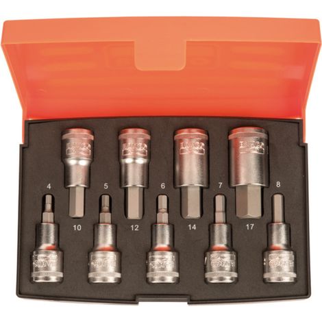 Bahco S9HEX 9pc 1/2&quot Drive Socket Set