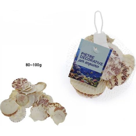 Trade Shop - 80-100 g Beutel Muscheln Dekoration Ornament für Aquarium 70284 -