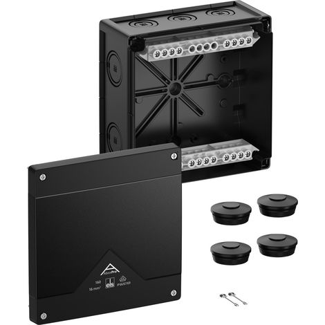 Spelsberg Boîte de dérivation, indice de protection IP66/IP67/IP69, max. 16², résistance aux chocs IK09, classe de protection II, Ui 690V AC, Ui 690V DC, DLG, DNV, VDE, sans halogène, 41602001