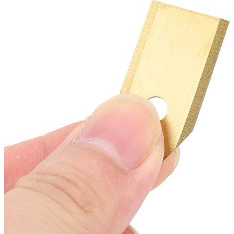 Lames de coupe-bordures en acier inoxydable plaqué titane, 30 pièces (1/5)