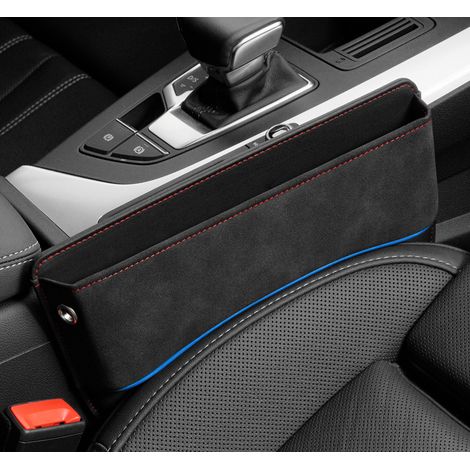 MIMOSON-piece（Black）Seat Gap Storage Box - 2 in 1 Multifunction Seat Organizer,Car Seat Organizer and Automo (1/3)