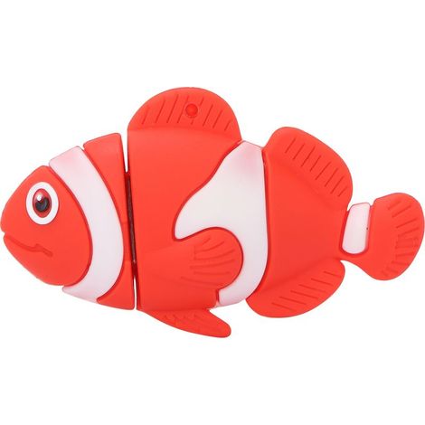 Clé USB 16GB Design Poisson-Clown Rapide Mémoire de Masse pour Stockage (1/5)
