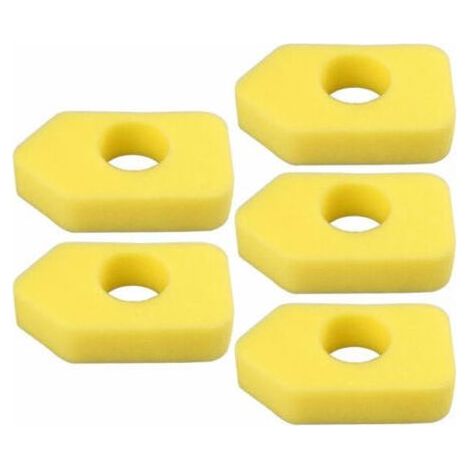 Lot de 10 filtres à air interchangeables pour référence 698369 – Filtre en mousse jaune compatible avec tondeuses à gazon (1/5)