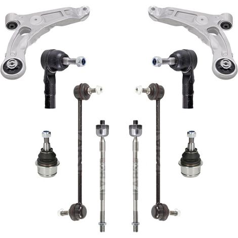 KIT BRACCIO OSCILLANTE 10 PEZZI COMPATIBILE CON JEEP CHEROKEE (KL) 2.0 CRD 4x4 04.2014 / Kit Sospensione Completo OE/OEM / Bracci Oscillanti + Testine Sterzo / Sostituzione Diretta OEM