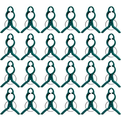 Lot de 50 Clips de Jardin pour Cravates Plantes de tomates tiges vin Clips tiges Plantes Cravates Pinces Fixation Anneau Plastique (1/4)