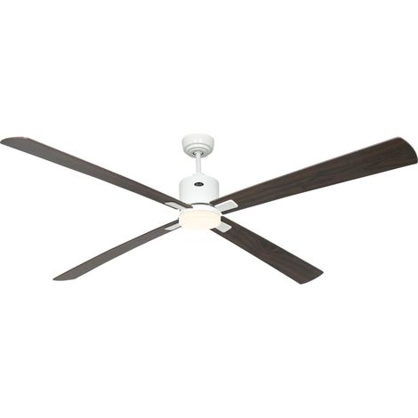 Ventilateur de plafond ECO NEO III 180 WiFi avec éclairage, finition blanc/gris clair (1/2)