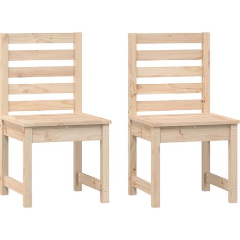 Maison Exclusive - Sedie da Giardino 2pz 50x48x91,5 cm Legno Massello di Pino