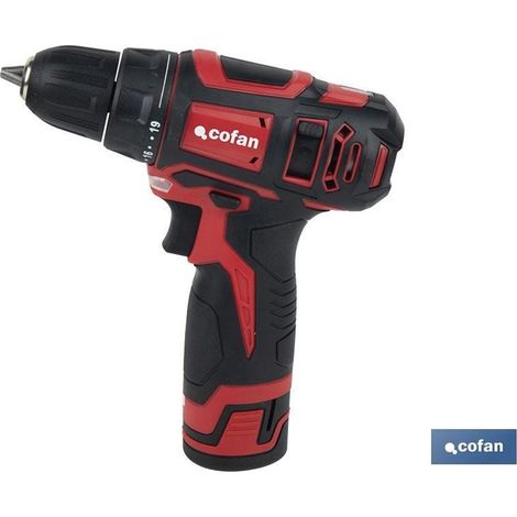 Perceuse-visseuse sans fil 12 V 28 Nm 1150 tr/min avec batterie Li-ion et 19+1 positions de serrage (1/4)